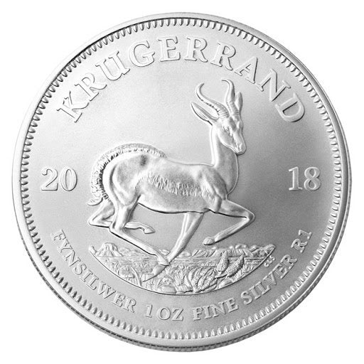 1 oz Silver Krugerrand Coin BU (Date Varies)