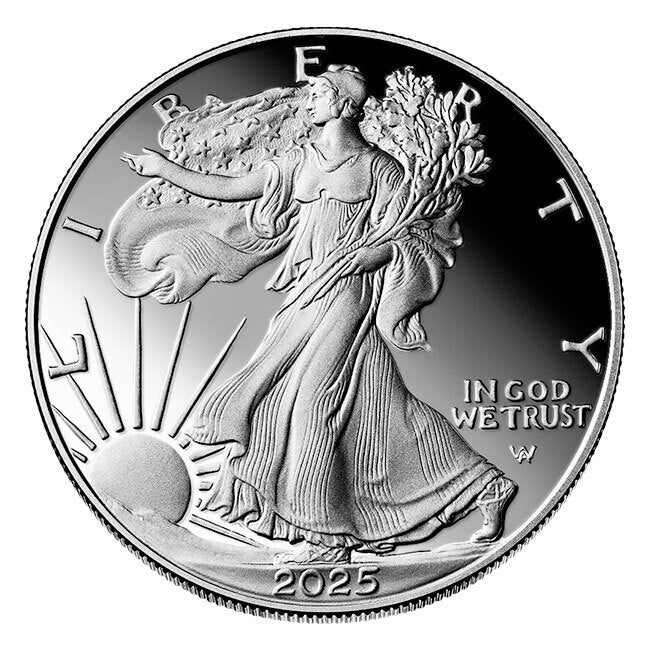2025 $1 Silver American Eagle Proof 70