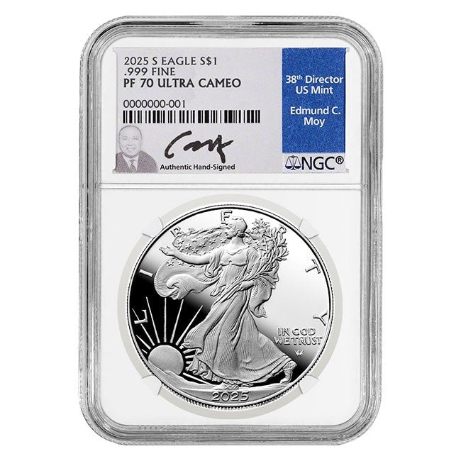 2025-S $1 Silver American Eagle Proof 70 Coin