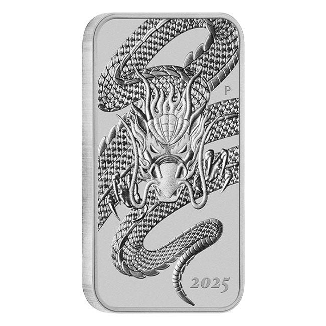 2025 1oz Silver Dragon Rectangular Coin